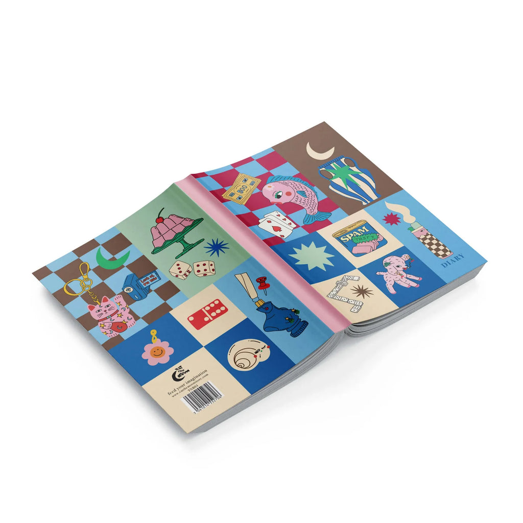EAT THE MOON - UNDATED A6 POCKET DIARY