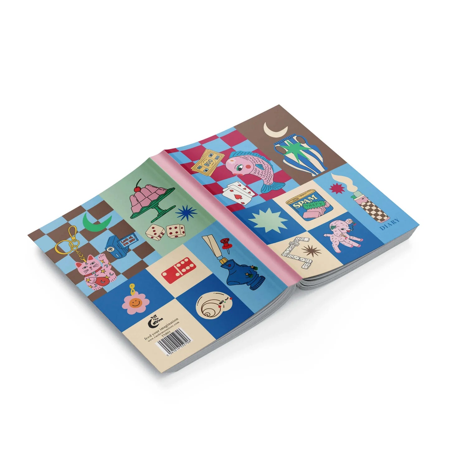 EAT THE MOON - UNDATED A6 POCKET DIARY