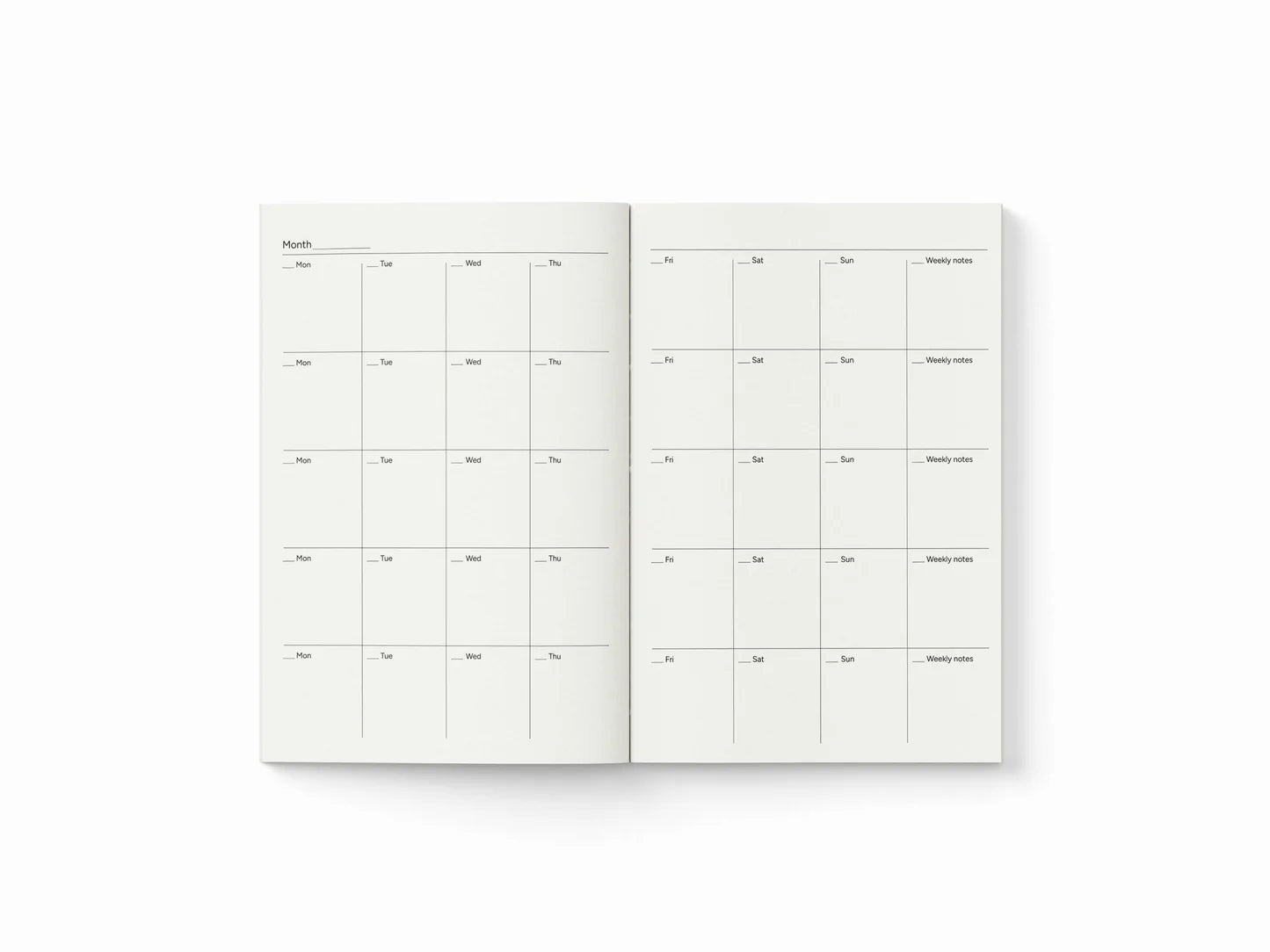 EAT THE MOON - UNDATED A6 POCKET DIARY