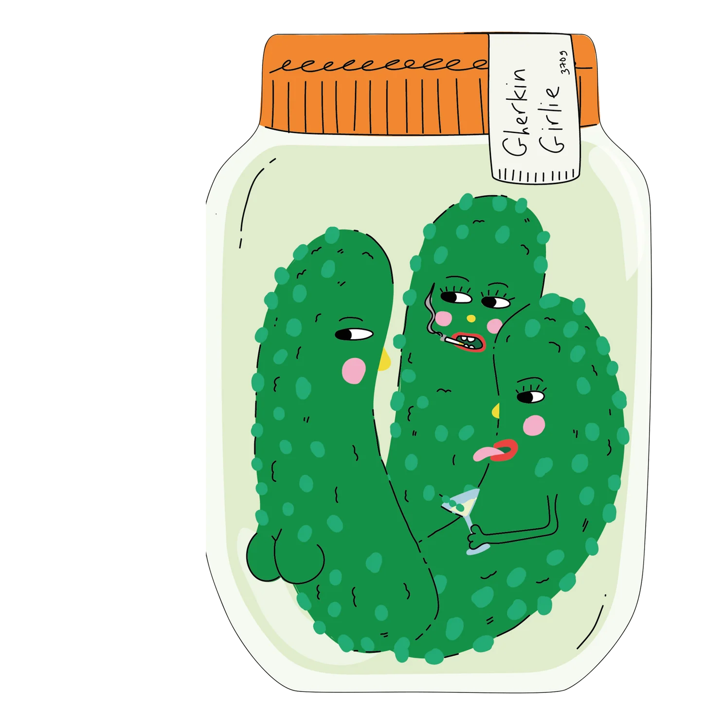 EAT THE MOON - GHERKIN GIRLIE