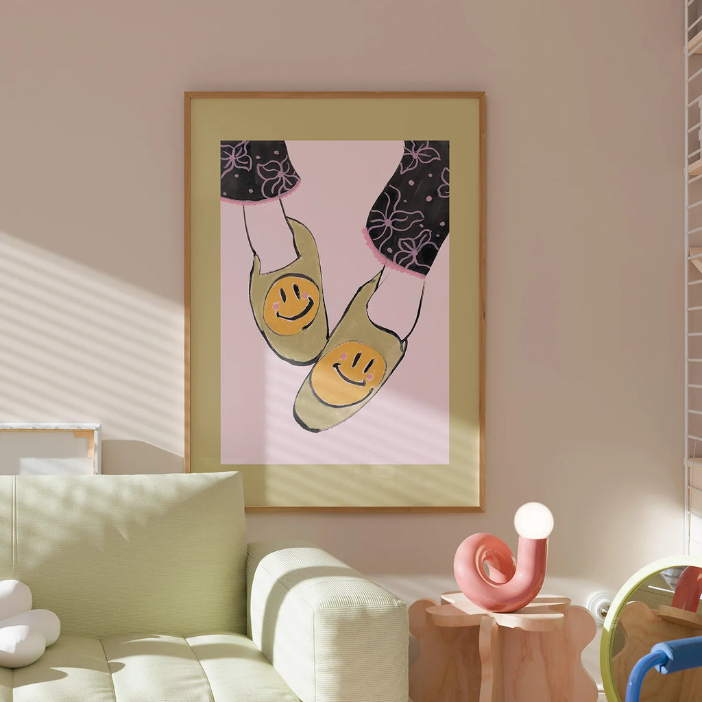 MAJUKOOO - SMILE SLIPPERS PRINT