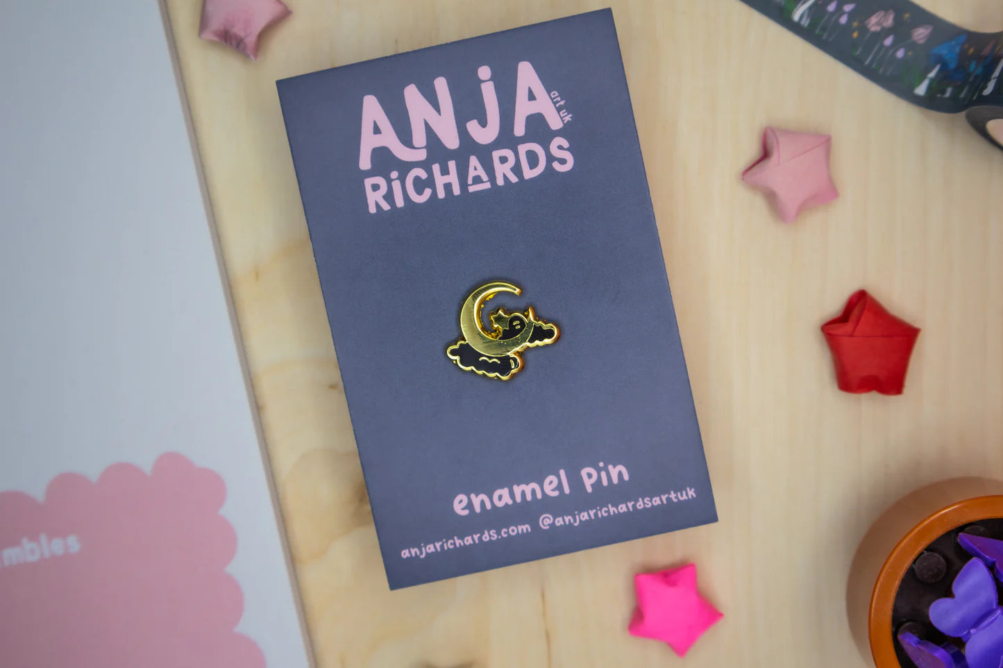 SUN AND MOON MINI PIN